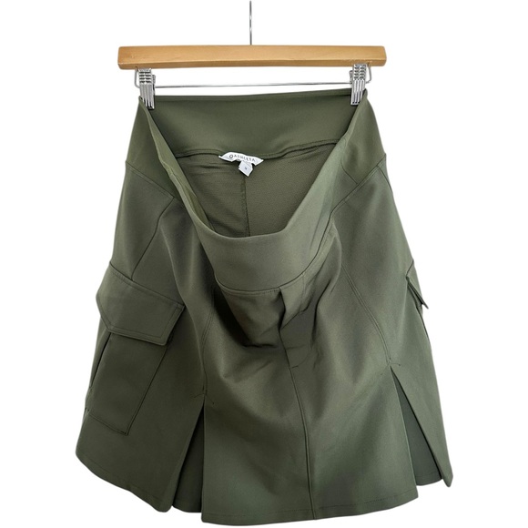 Athleta Endless High Rise Cargo Skort Aspen Olive Green Activewear Skirt Size 14 - Picture 4 of 11